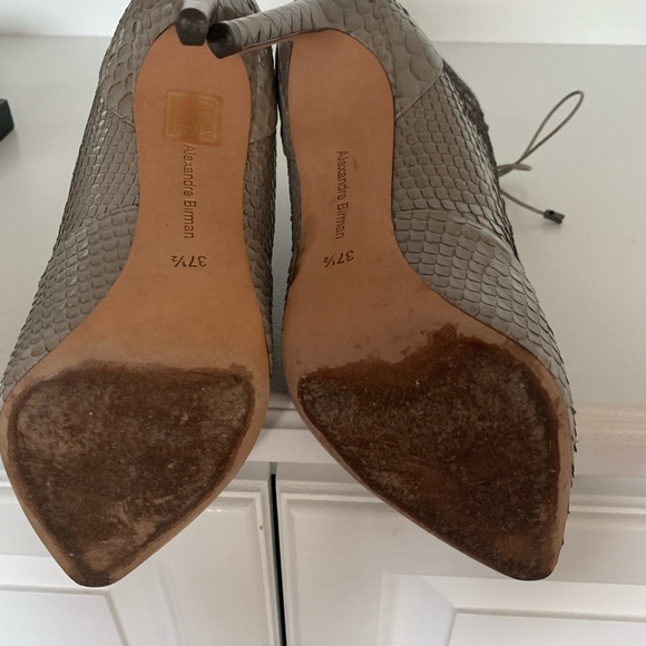 Alexandre Birman Gray Python Bootie - Picture 9 of 11